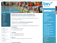 Tablet Screenshot of bsv-sws.de